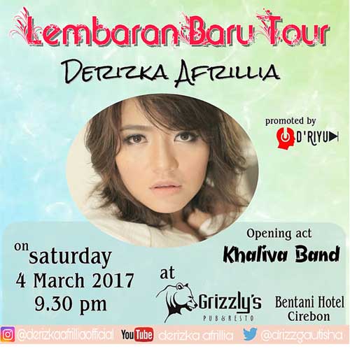 Derizka Afrillia Gelar Lembaran Baru Tour Derizka Afrillia Gelar Lembaran Baru Tour 2