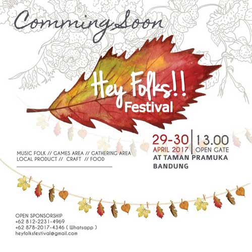 Nikmati Alam dan Cinta di Hey Folks!! Festival Nikmati Alam dan Cinta di Hey Folks Festival 2