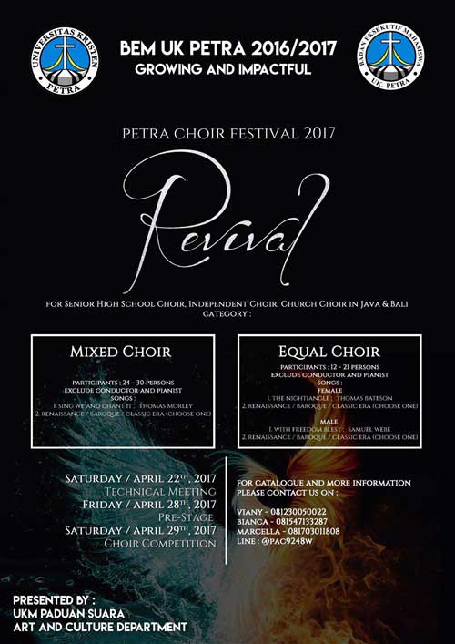 Petra Choir Festival 2017 Revival Petra Choir Festival 2017 Revival 2