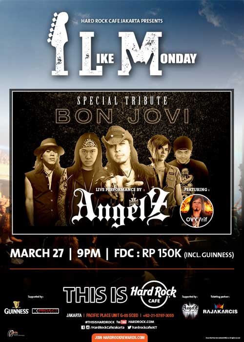 Tribute To Bon Jovi di Hard Rock Cafe Tribute To Bon Jovi di Hard Rock Cafe 2