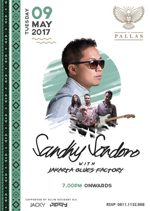 Konser Sandhy Sondoro & Jakarta Blues Factory di The Pallas Konser Sandhy Sondoro Jakarta Blues Factory di The Pallas 2