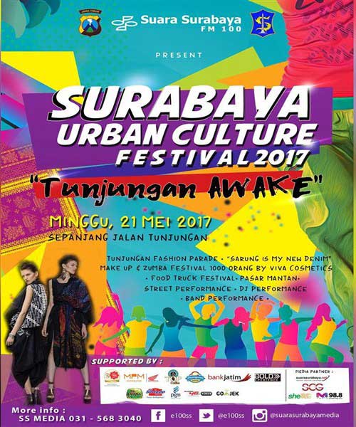 Aksi Menarik DJ di Surabaya Urban Culture Festival 2017 Surabaya Urban Culture Festival 2017