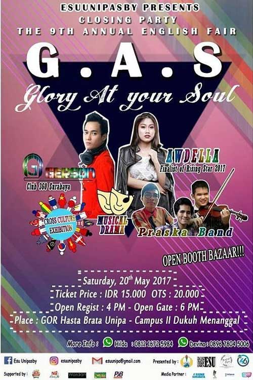 DJ Gerson Bintang Tamu di Glory At your Soul Glory At your Soul