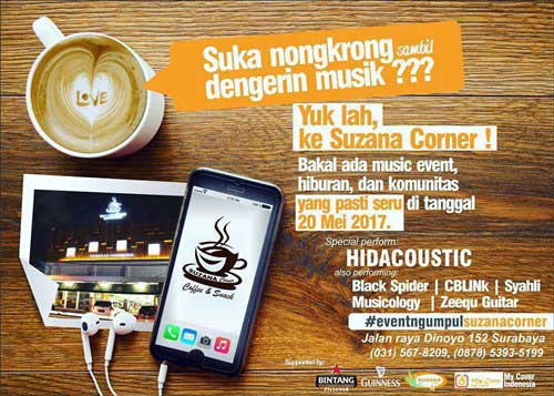 Hidacoustic Tampil Spesial di Suzana Corner Music Event 2017 Suzana Corner Music Event 2017