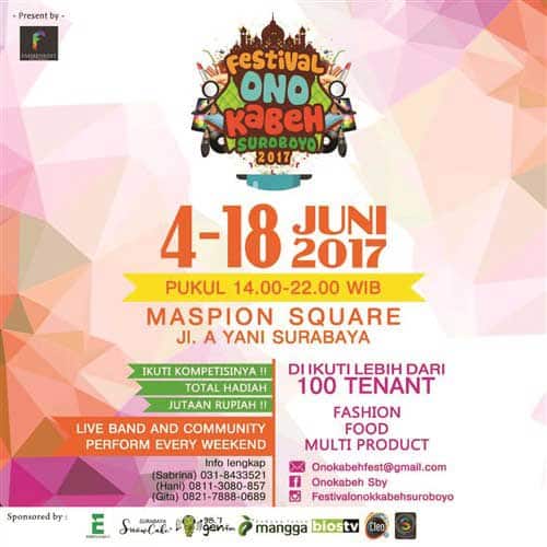 Live Music Performance di Festival Onokabeh Suroboyo 2017 Festival Onokabeh Suroboyo 2017
