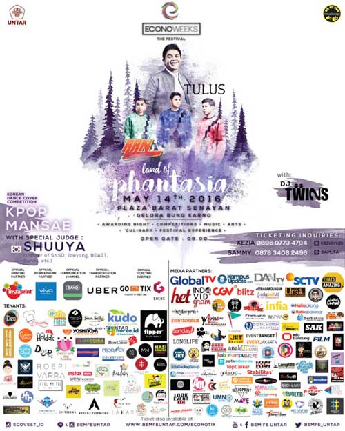 RAN & Tulus Berbagi Panggung di Festival Land of Phantasia The Festival Land of Phantasia