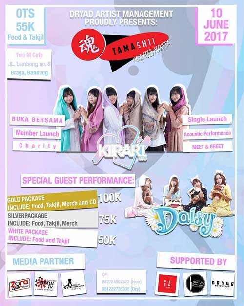 Tamashii Idols Goes Acoustic di Braga Bandung Tamashii Idols Goes Acoustic