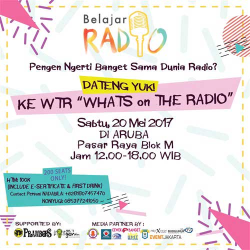 Update Wawasan Bermusikmu di WHATS on THE RADIO WHATS on THE RADIO