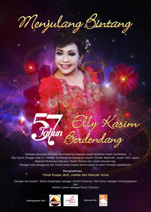 Konser 57 Tahun Elly Kasim Berdendang di TIM 57 Tahun Elly Kasim Berdendang