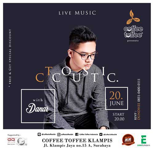 CTCoustic Bersama Danar di Coffee Toffee Klampis CTCoustic Bersama Danar