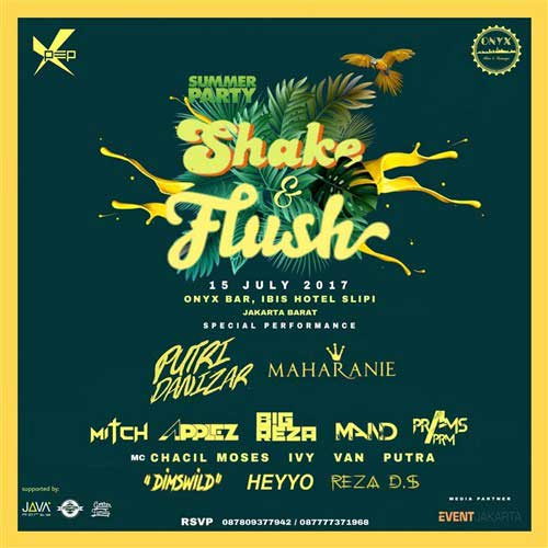 DJ Putri Danizar Tampil di Summer Party Summer Party Shake & Flush