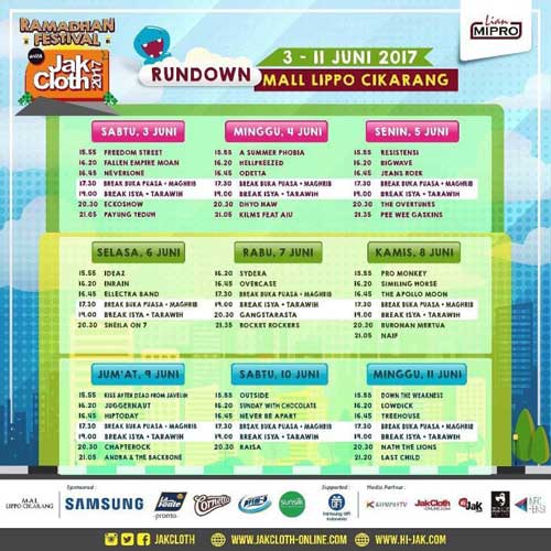 Saksikan JakCloth Ramadhan Festival 2017 JakCloth Ramadhan Festival 2017