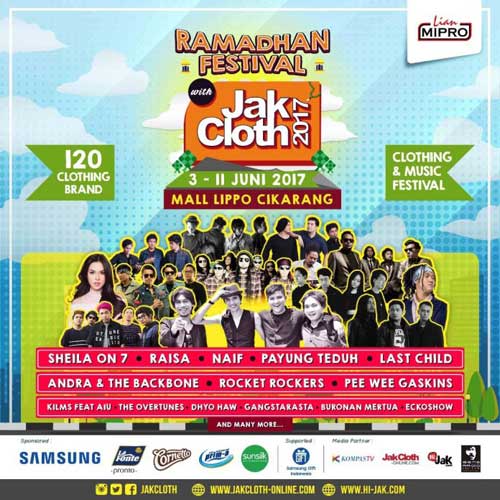 Saksikan JakCloth Ramadhan Festival 2017 JakCloth Ramadhan Festival 2017