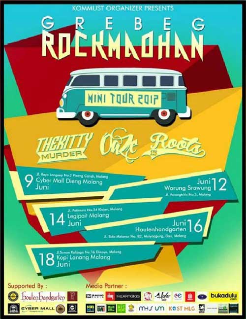 Oaze Tampil di Grebeg Rockmadhan Mini Tour 2017 Grebeg Rockmadhan Mini Tour 2017