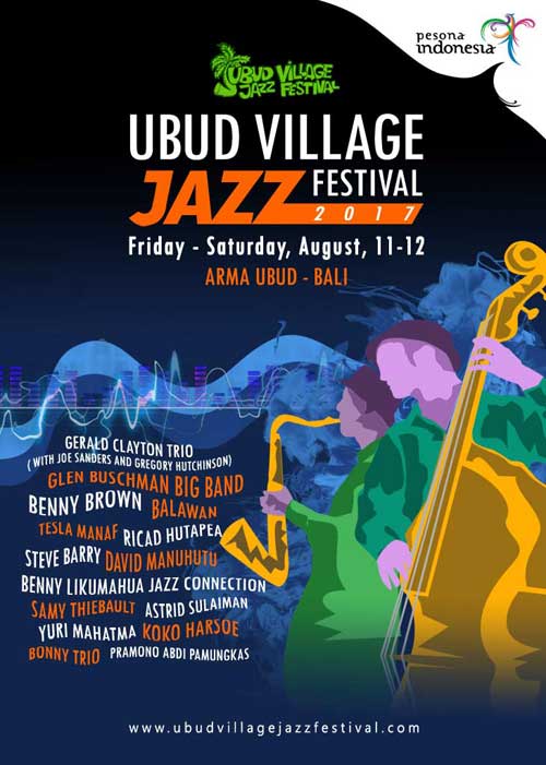 Tesla Manaf Ramaikan Ubud Village Jazz Festival 2017 Ubud Village Jazz Festival 2017
