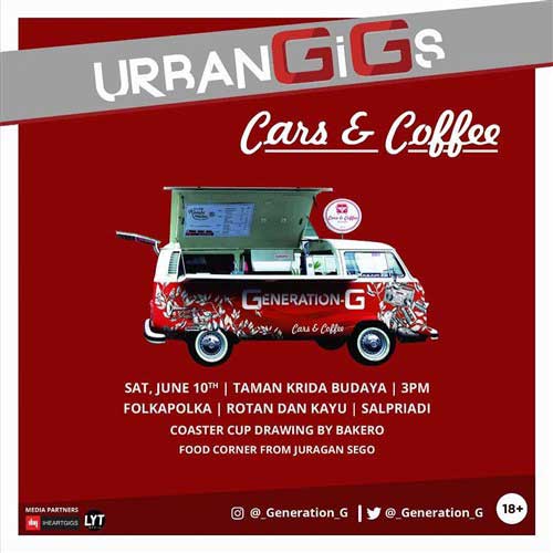 Urban GiGs Cars & Coffee Bersama Folkapolka Urban GiGs Cars & Coffee
