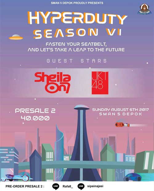 Ada Sheila on 7 & JKT 48 di Hyperduty Season VI Hyperduty Season VI
