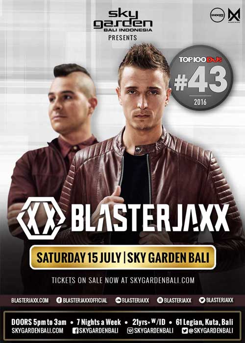 Duo DJ Blasterjaxx Tampil Skydome Bali Blasterjaxx