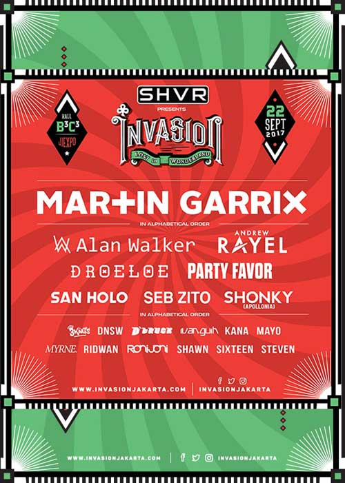 Invasion 2017 Tampilkan Alan Walker & Martin Garrix Invasion 2017
