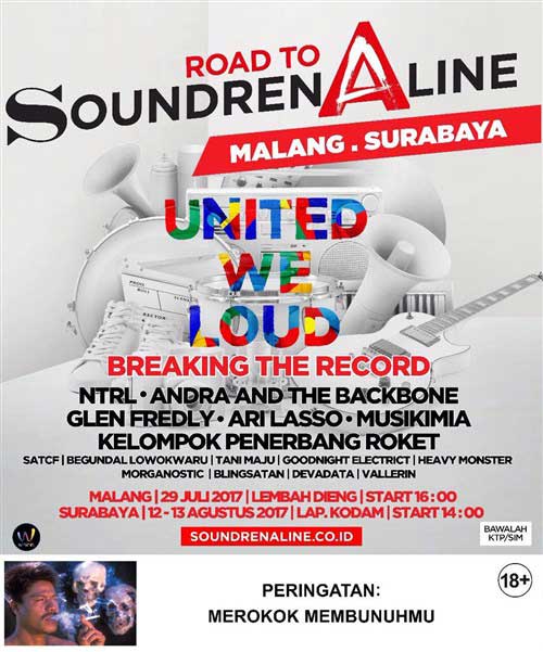 Kelompok Penerbang Roket di Panggung Road To Soundrenaline Road To Soundrenaline