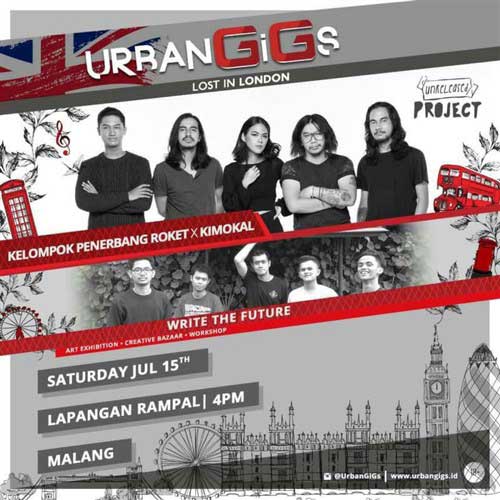 Kelompok Penerbang Roket Tampil di Urban GiGs Urban GiGs