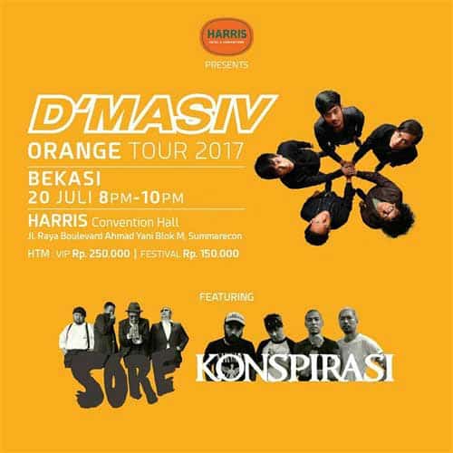 Kolaborasi Sore & Konspirasi di D’Masiv Orange Tour D’Masiv Orange Tour