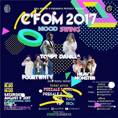 Mood Swing Bersama Tompi di C’FOM 2017 C’FOM 2017
