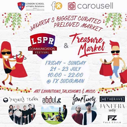 Payung Teduh Hibur Pengunjung Treasure Market Treasure Market