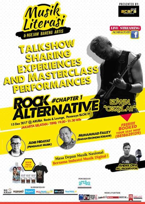 Ikuti Musik Literasi & Ngejam Bareng Artis literasi