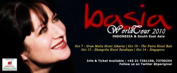 Basia World Tour 2010 di Indonesia basialive