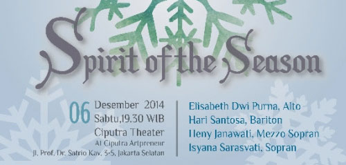 Konser Spirit Of The Season SpiritOfTheSeason