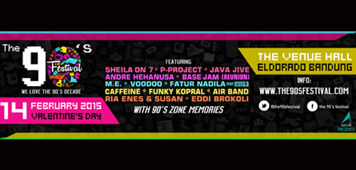 The 90′s Festival, We Love The 90′s Decade ValentineDay