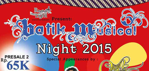 Batik Musical Night di Kota Bogor Batik Musical Night s