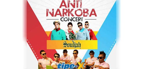 Konser Souljah dan Tipe-X di Malang Anti Narkoba Concert