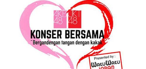 Bergandengan Tangan di Konser JKT48 dan AKB48 Bergandengan Tangan dengan Kakak jkt48