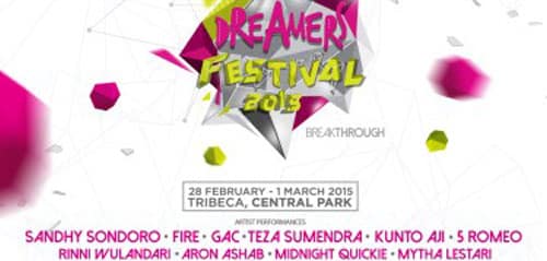 Sandhy Sondoro Meriahkan Dreamers Festival 2015 Dreamers Festival 2015
