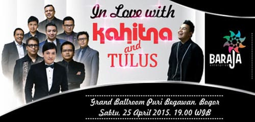 Kahitna Manggung Bareng Tulus di Bogor In Love With Kahitna Tulus