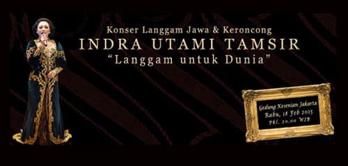 Konser Langgam Jawa & Keroncong untuk Dunia Konser Langgam Jawa Keroncong