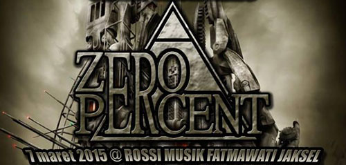 Zero Percent, Acara Musik Keras di Jakarta Zero Percent1