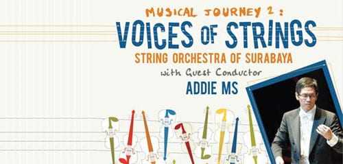 Voices of Strings with Addie MS di Surabaya Addie MS1