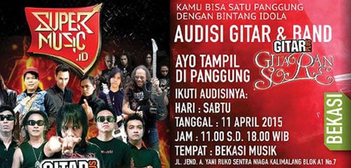 Ikuti Audisi Gitar & Band di Bekasi Audisi Gitaran Sore1