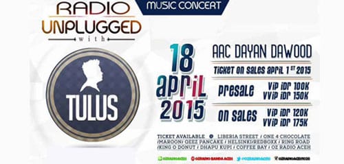 Konser Musik Tulus di Aceh Konser Musik Tulus di Aceh