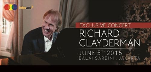 Konser Richard Clayderman di Jakarta Richard Clayderman