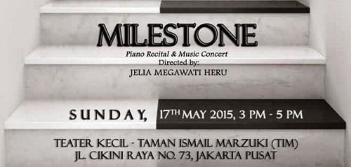 Resital Piano dan Konser Musik di Taman Ismail Marzuki Milestone 1