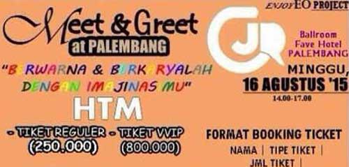 Meet & Greet dengan CJR di Palembang CJR1