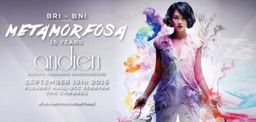 Konser Metamorfosa 15 Years Andien di JCC Konser Metamorfosa 15 Years Andien