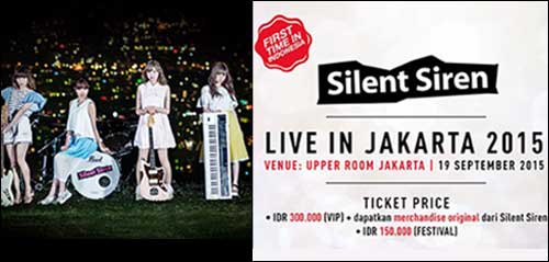 Konser Silent Siren di Jakarta Silent Siren 11