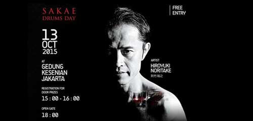 Drummer Hiroyuki Noritake di Sakae Drums Day 2015 Drummer Hiroyuki Noritake di Sakae Drums Day 2015 1