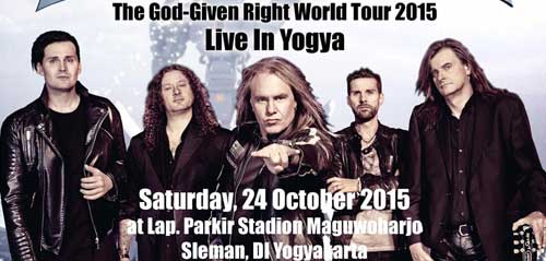 Promo Helloween, Given Right World Tour 2015 di Jogja The God Given Right World Tour 2015 di Jogja 1