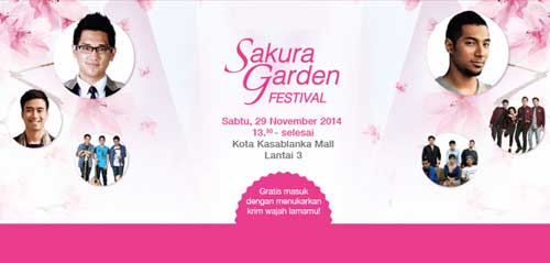 Afgan Hadir di Sakura Garden Festival 2015 Sakura Garden Festival 2015 1